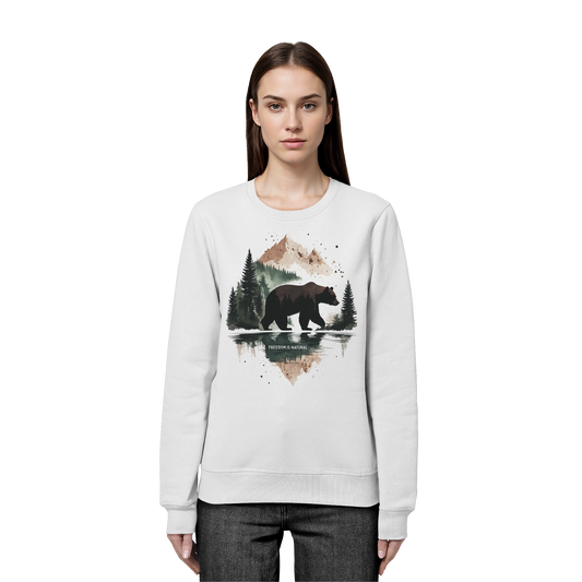 Bär Watercolor Style - Organic Basic Unisex Sweatshirt
