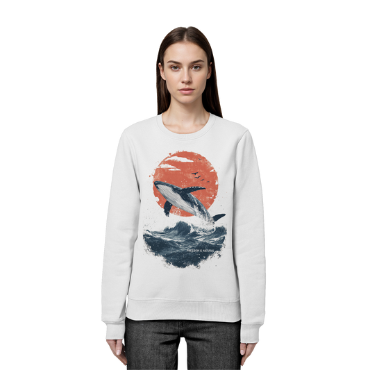 Wal Watercolor Style - Organic Basic Unisex Sweatshirt