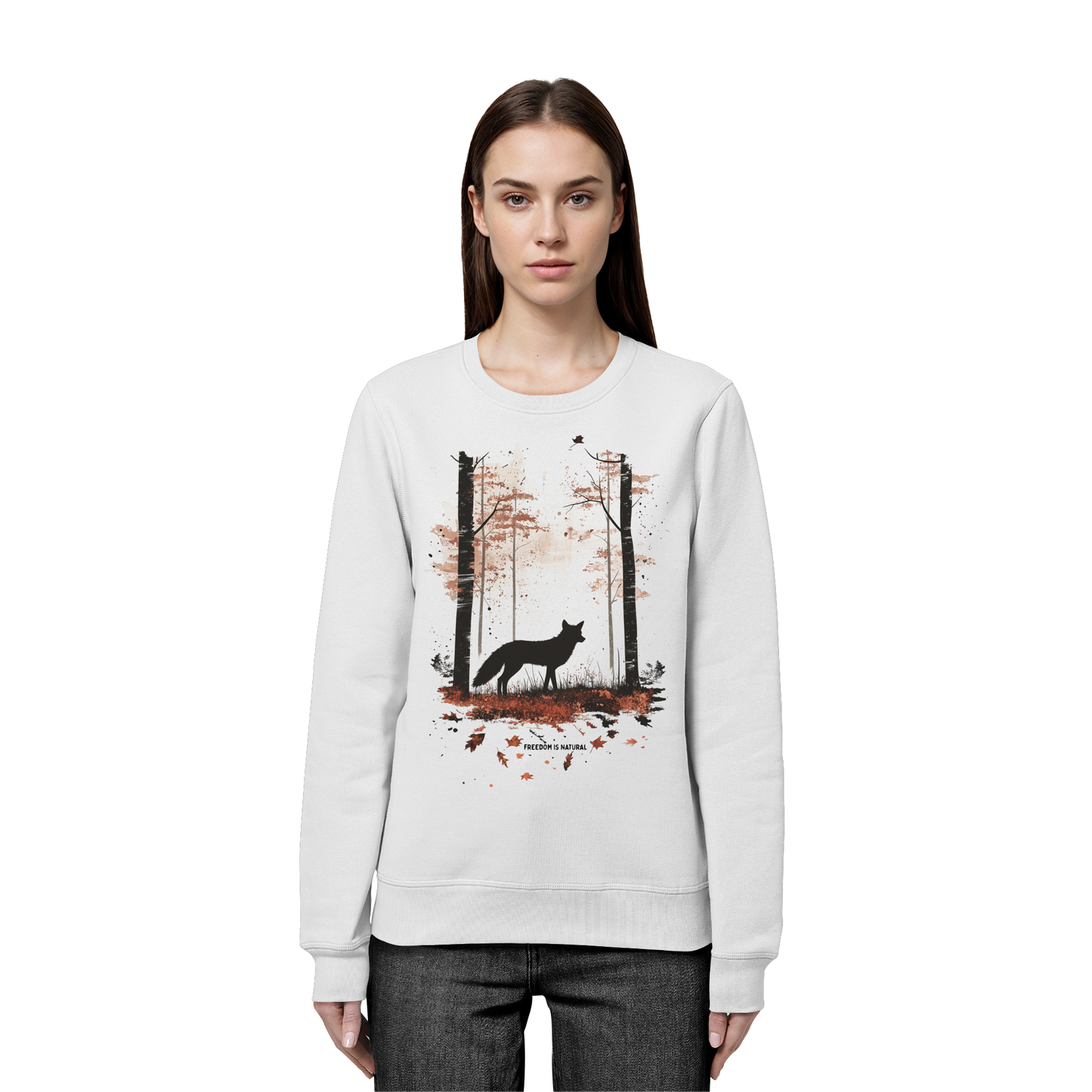 Fuchs Watercolor Style - Organic Basic Unisex Sweatshirt