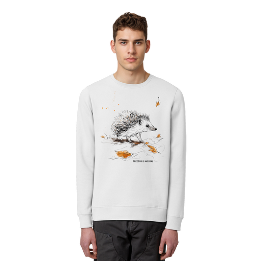 Igel Sketch Art Style - Organic Basic Unisex Sweatshirt
