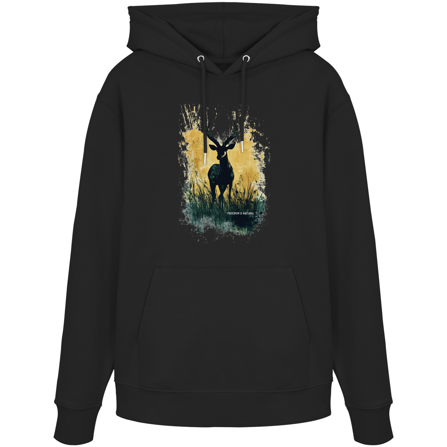 Antilope Watercolor Style - Unisex Organic Hoodie
