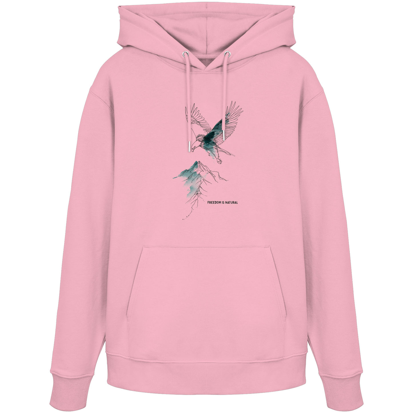Adler Sketch Art Style - Organic Hoodie