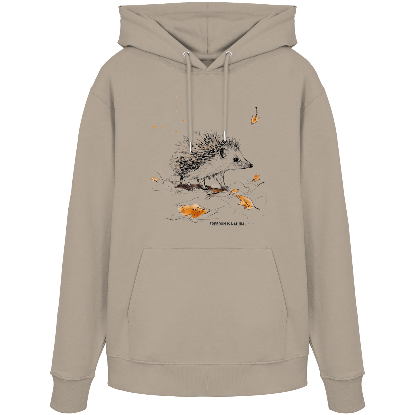 Igel Sketch Art Style - Organic Hoodie