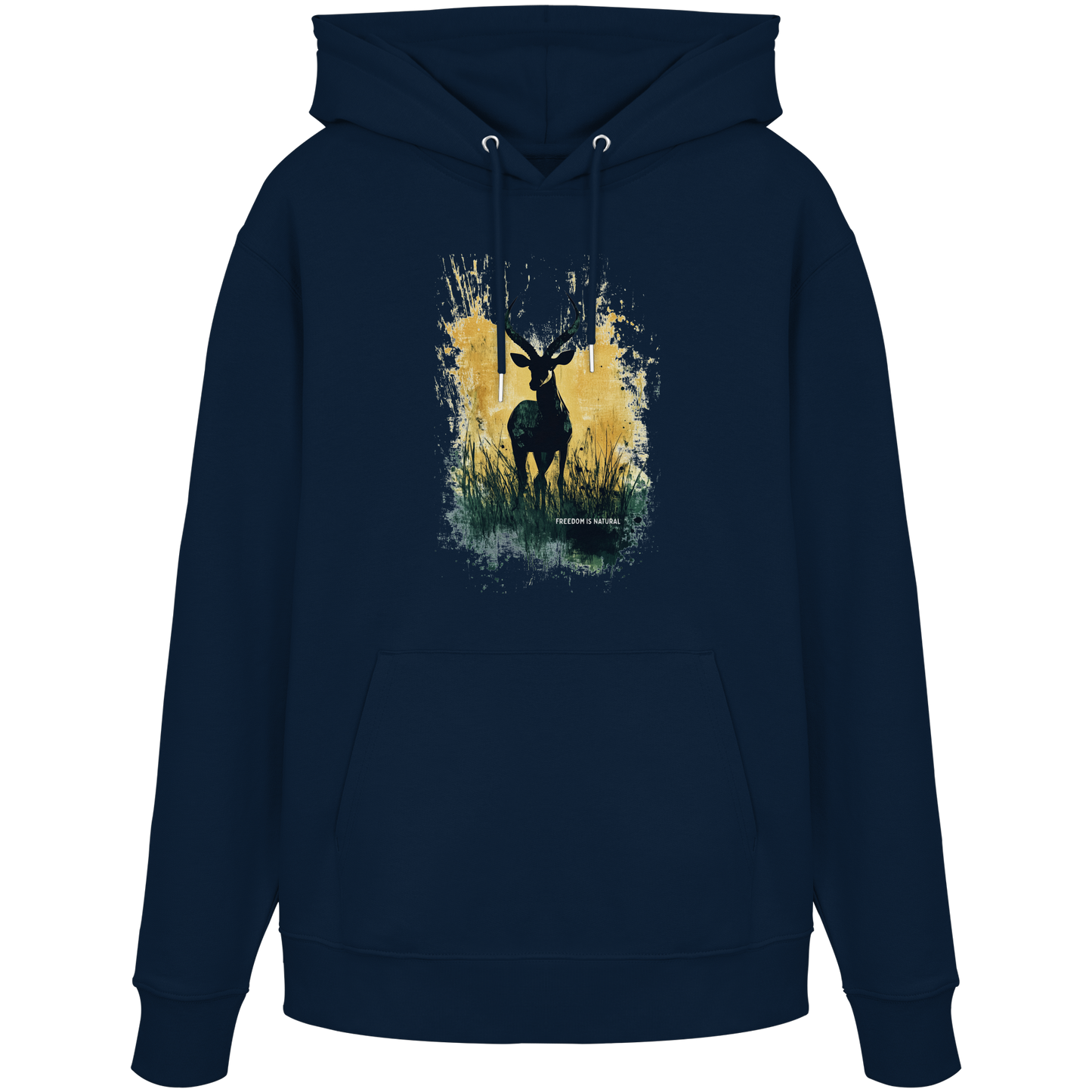 Antilope Watercolor Style - Unisex Organic Hoodie