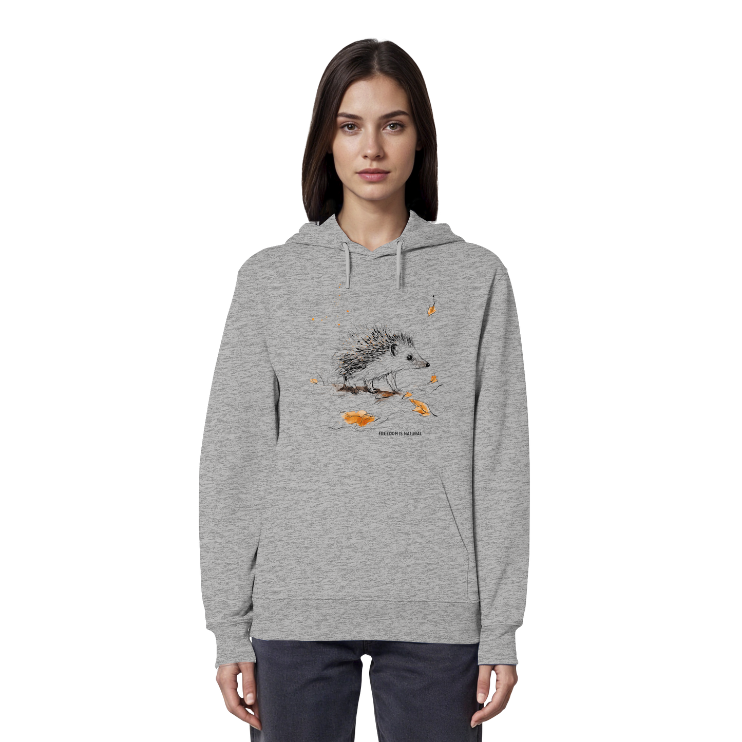 Igel Sketch Art Style - Organic Hoodie Damen