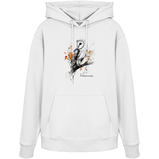 Eule Sketch Art Style - Organic Hoodie Damen