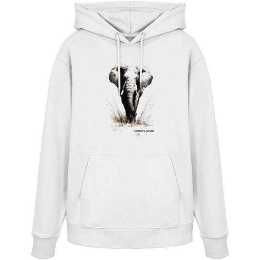 Elefant Sketch Art Style - Organic Hoodie Damen