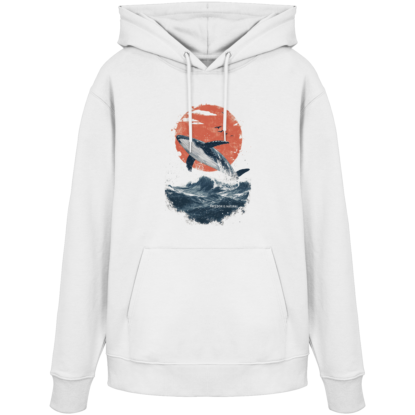 Wal Watercolor Style - Organic Hoodie