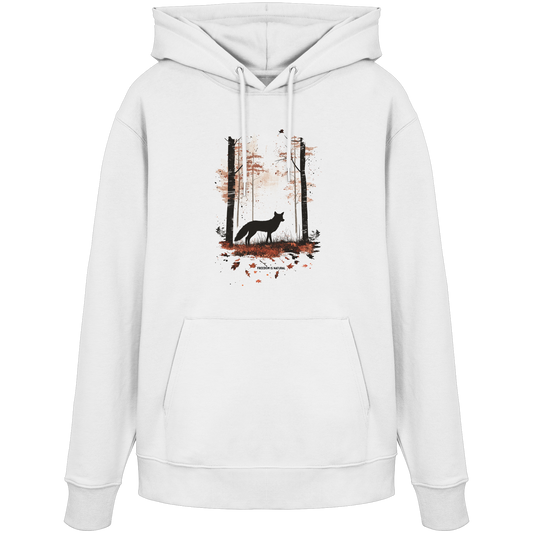 Fuchs Watercolor Style - Organic Hoodie Damen