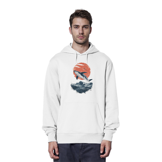 Wal Watercolor Style - Organic Hoodie