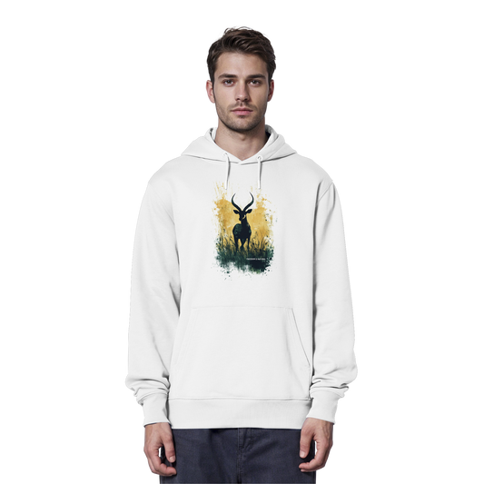 Antilope Watercolor Style - Unisex Organic Hoodie