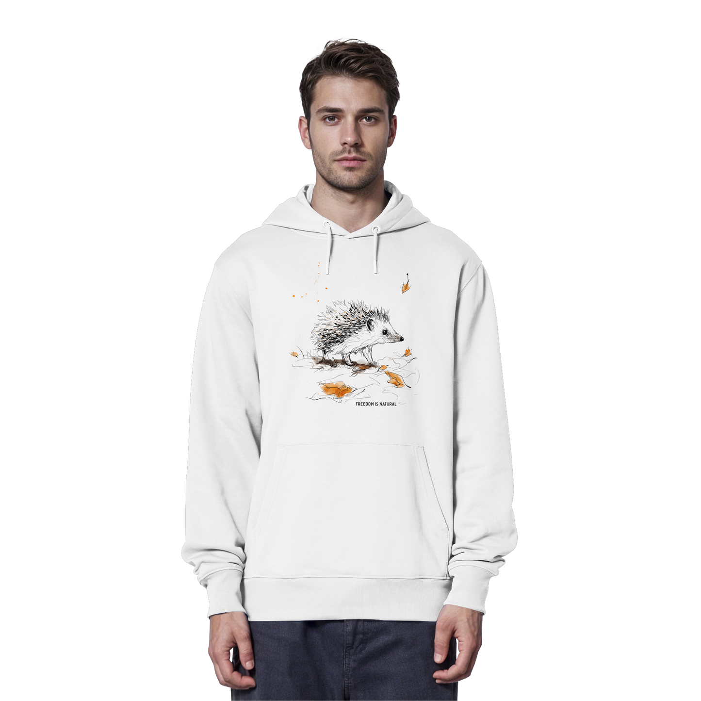 Igel Sketch Art Style - Organic Hoodie