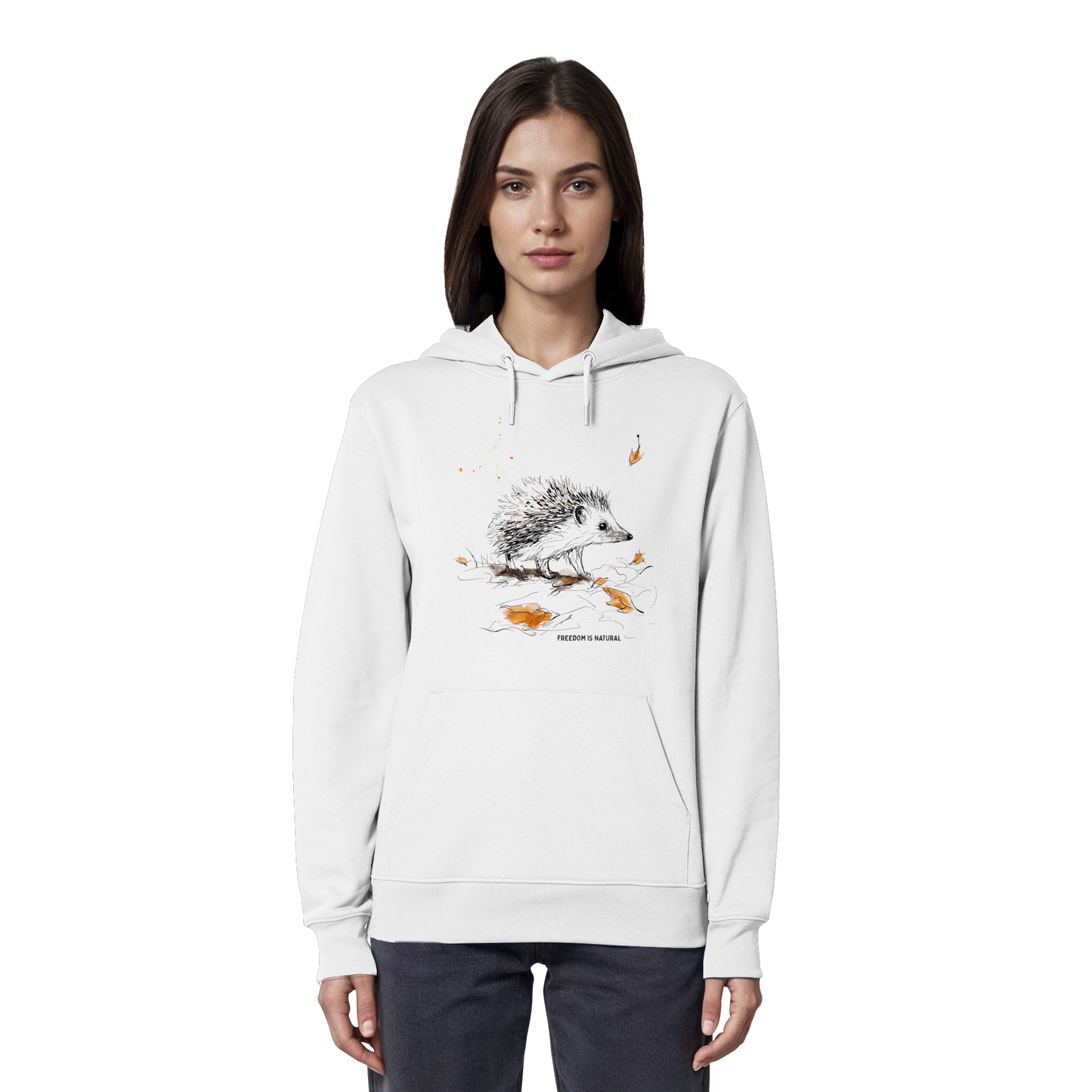 Igel Sketch Art Style - Organic Hoodie Damen