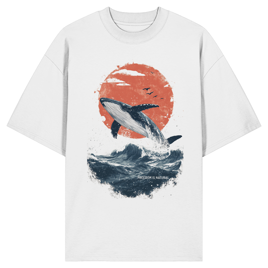 Wal Watercolor Style - Organic Oversize Shirt