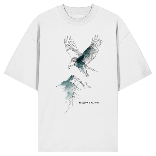 Adler Sketch Art Style - Organic Oversize Shirt