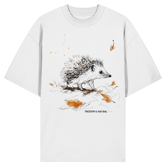 Igel Sketch Art Style - Organic Oversize Shirt