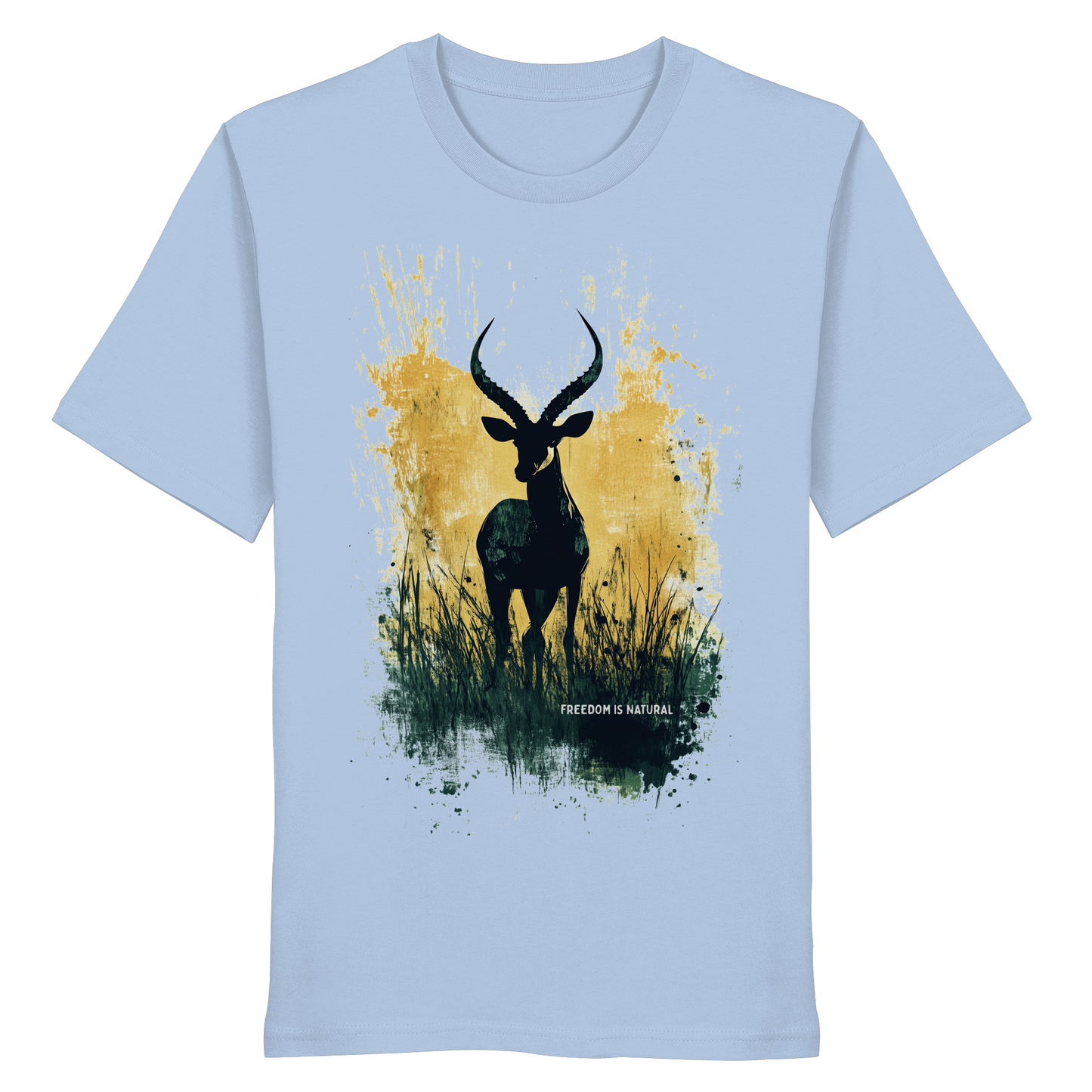 Antilope Watercolor Style - Unisex Organic Shirt