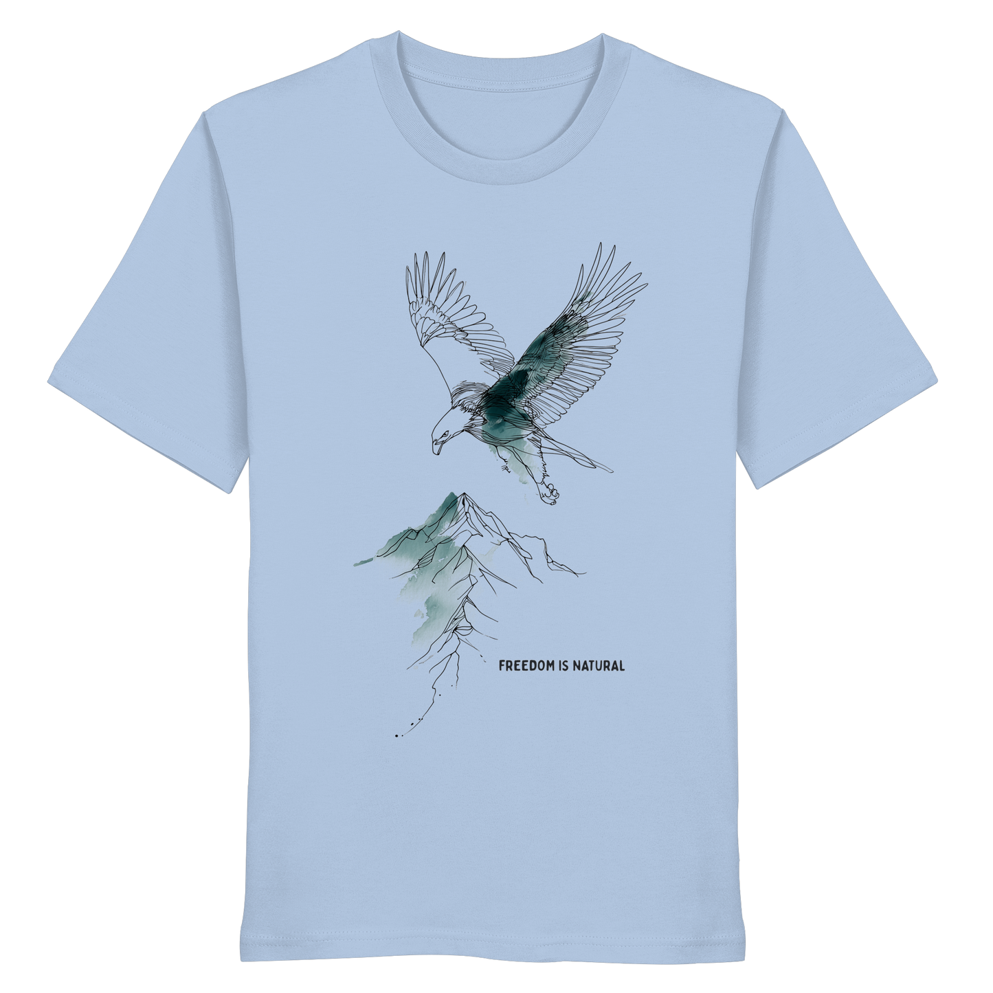 Adler Sketch Art Style - Organic Shirt