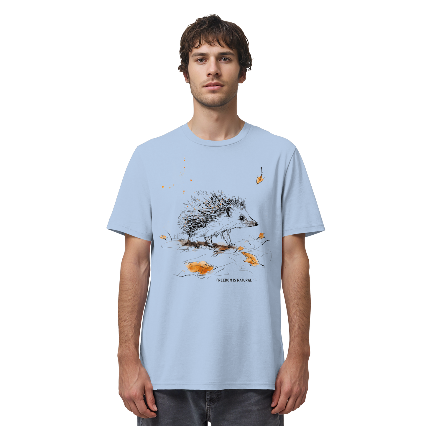 Igel Sketch Art Style - Organic Shirt
