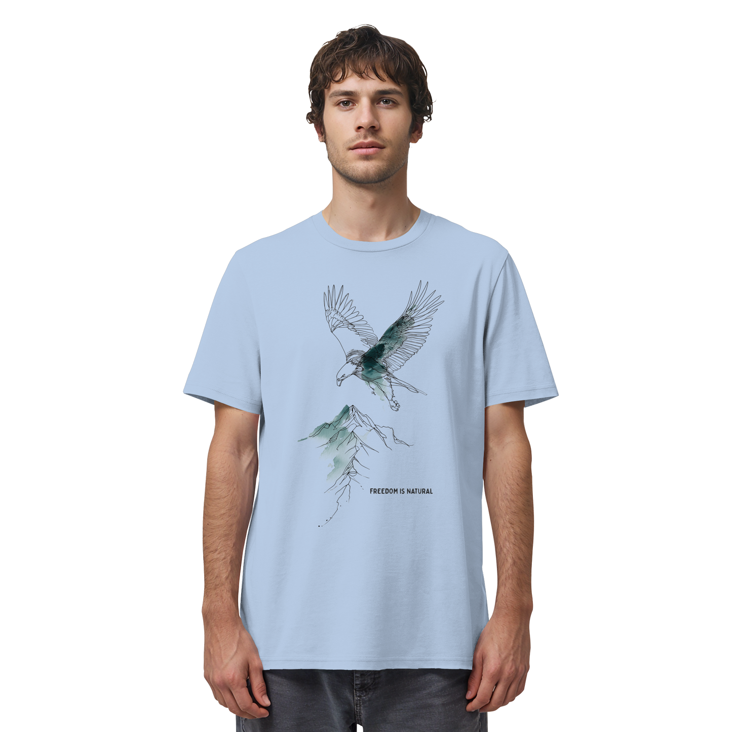 Adler Sketch Art Style - Organic Shirt