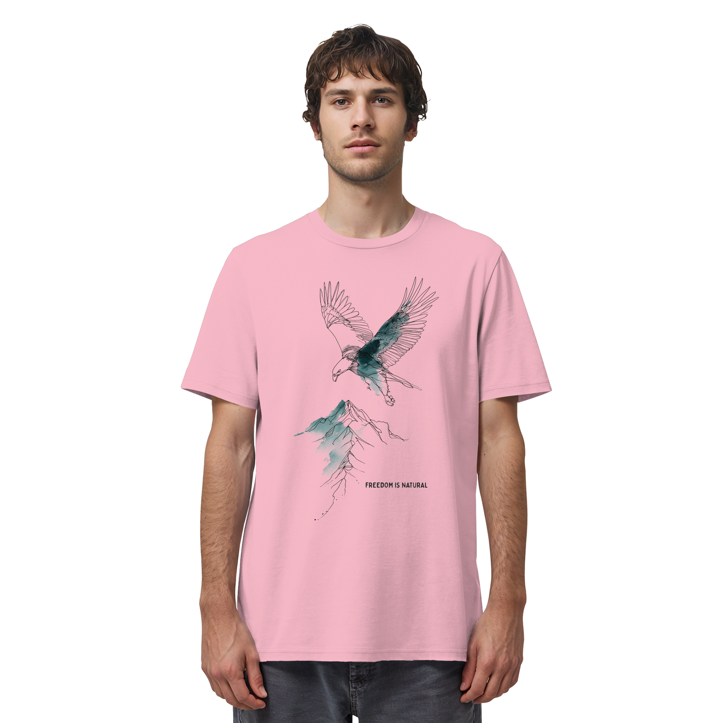 Adler Sketch Art Style - Organic Shirt