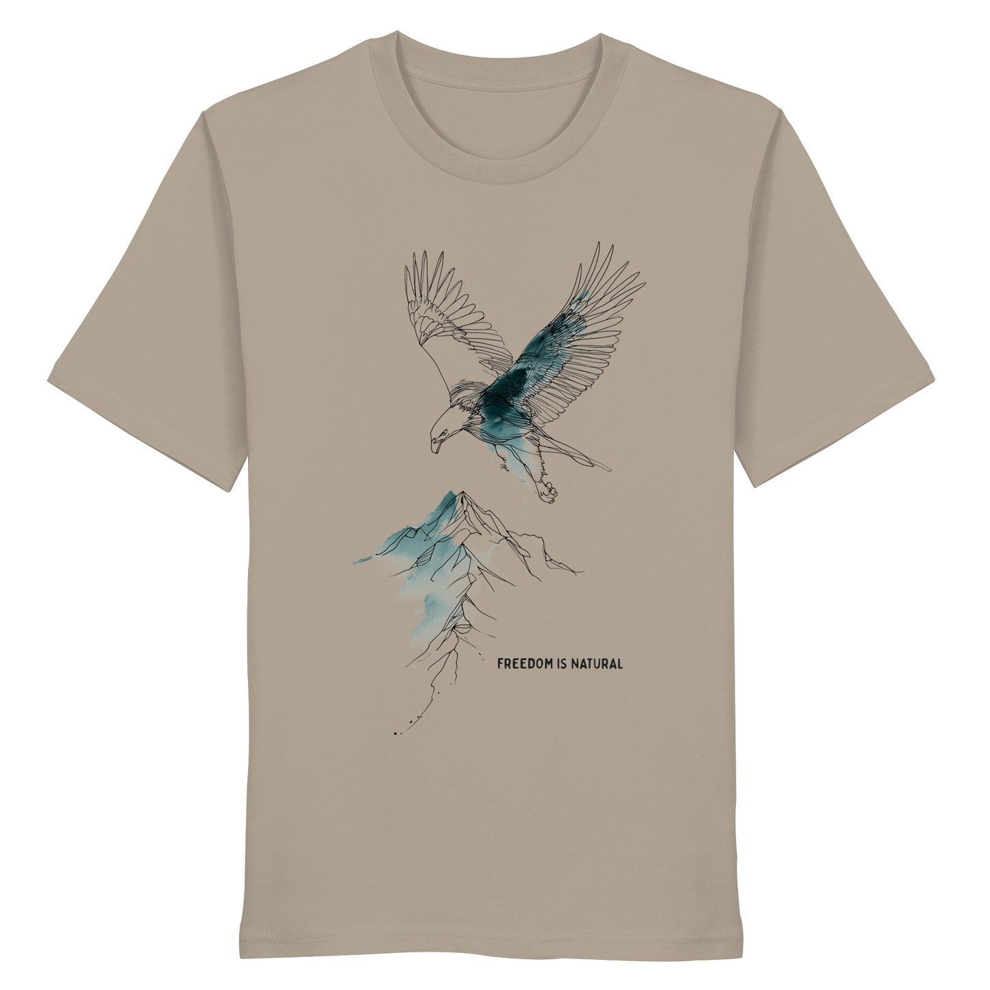Adler Sketch Art Style - Organic Shirt