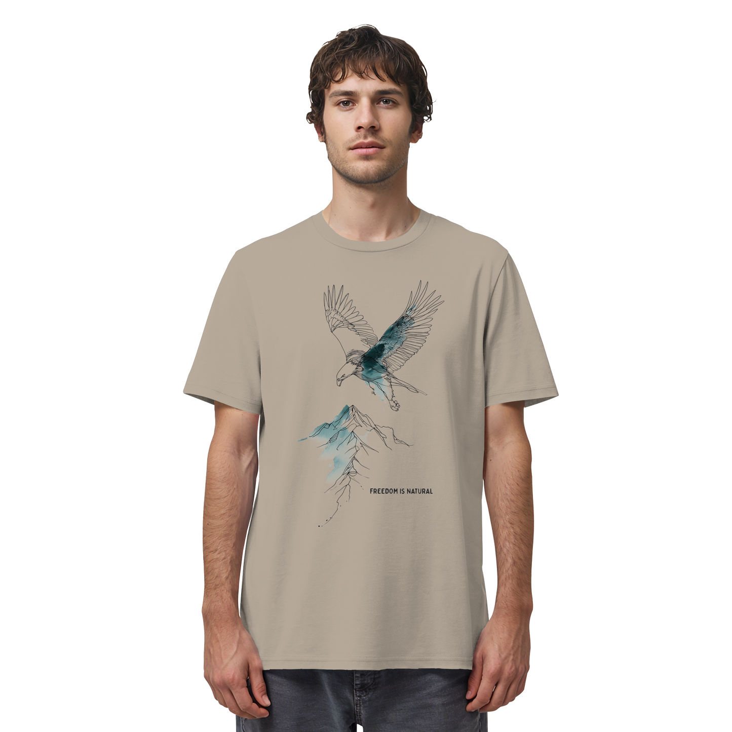 Adler Sketch Art Style - Organic Shirt