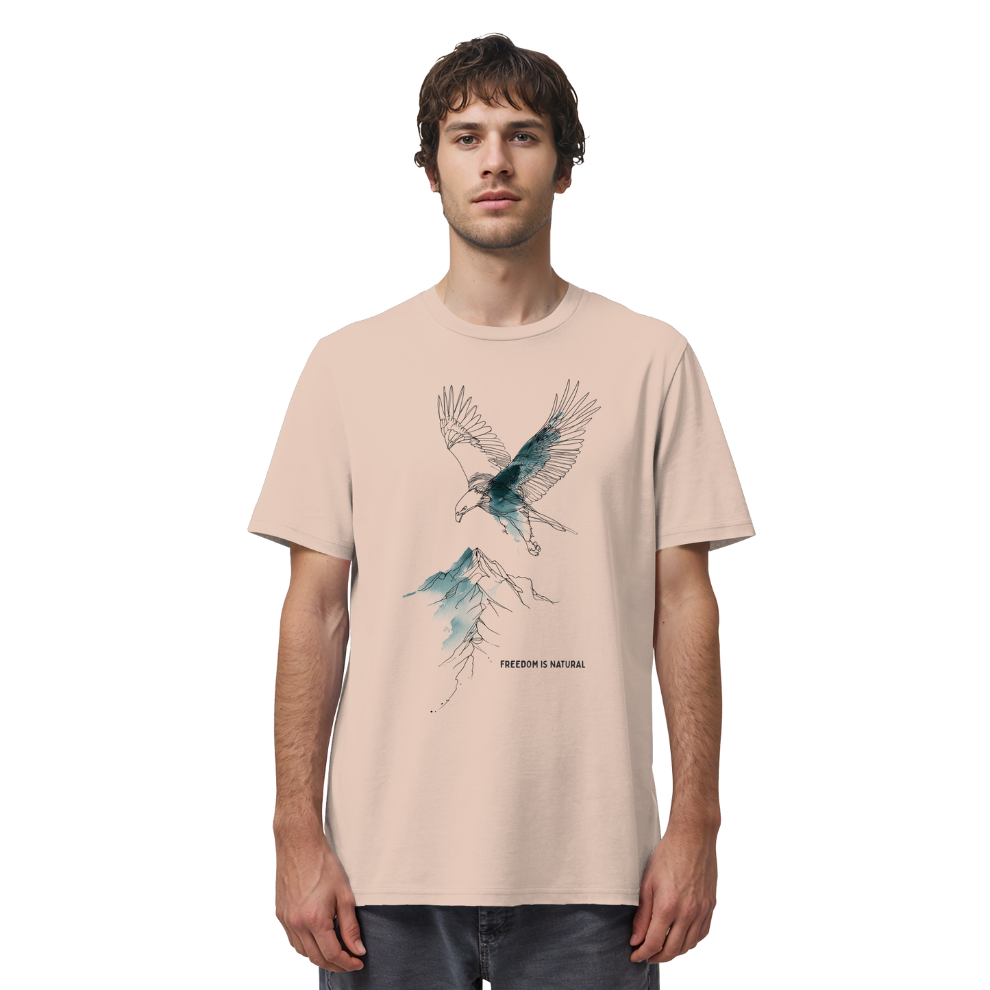 Adler Sketch Art Style - Organic Shirt