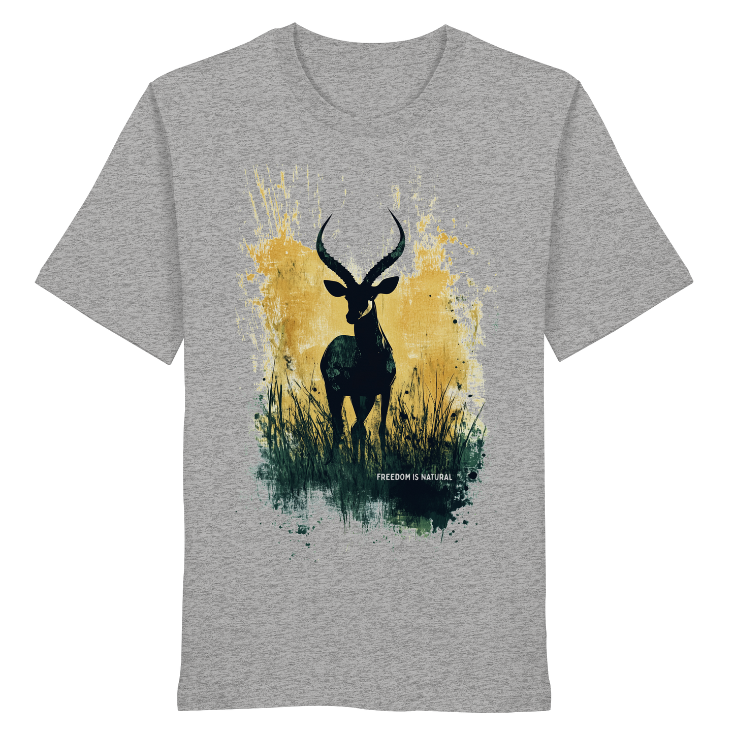 Antilope Watercolor Style - Unisex Organic Shirt