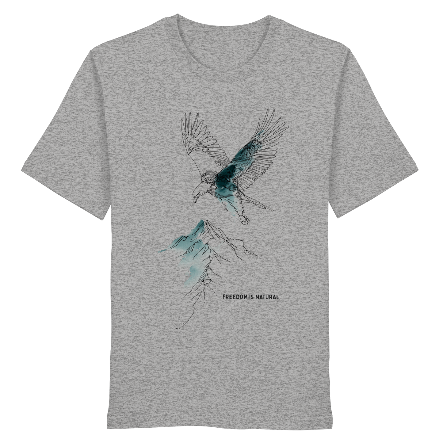 Adler Sketch Art Style - Organic Shirt