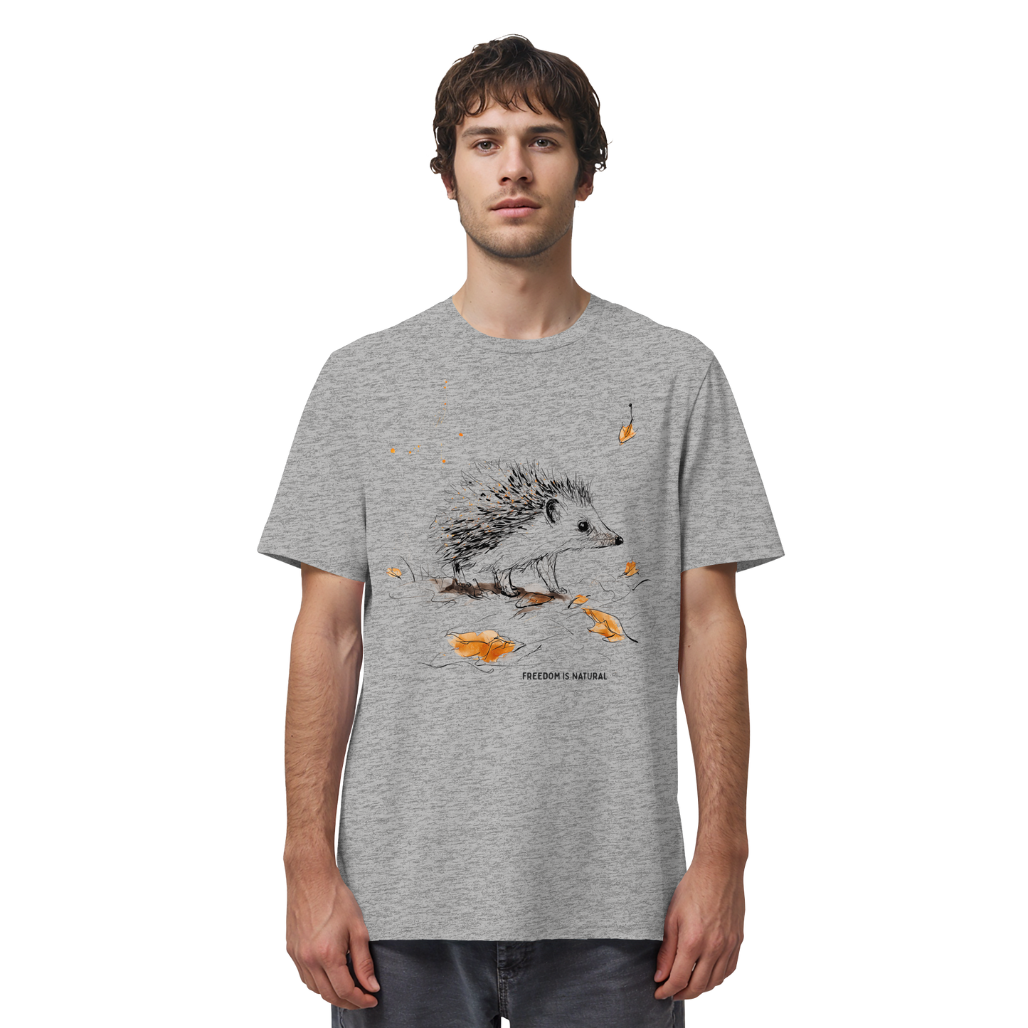 Igel Sketch Art Style - Organic Shirt
