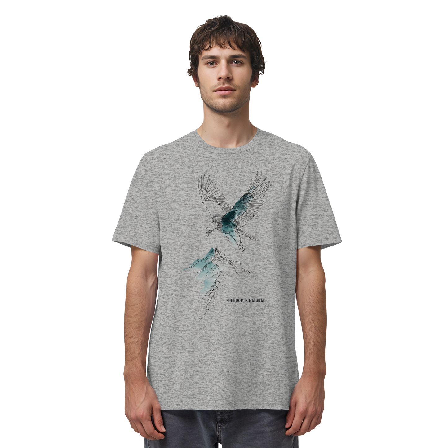 Adler Sketch Art Style - Organic Shirt