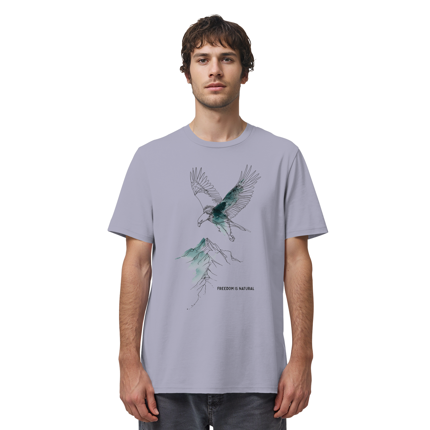 Adler Sketch Art Style - Organic Shirt