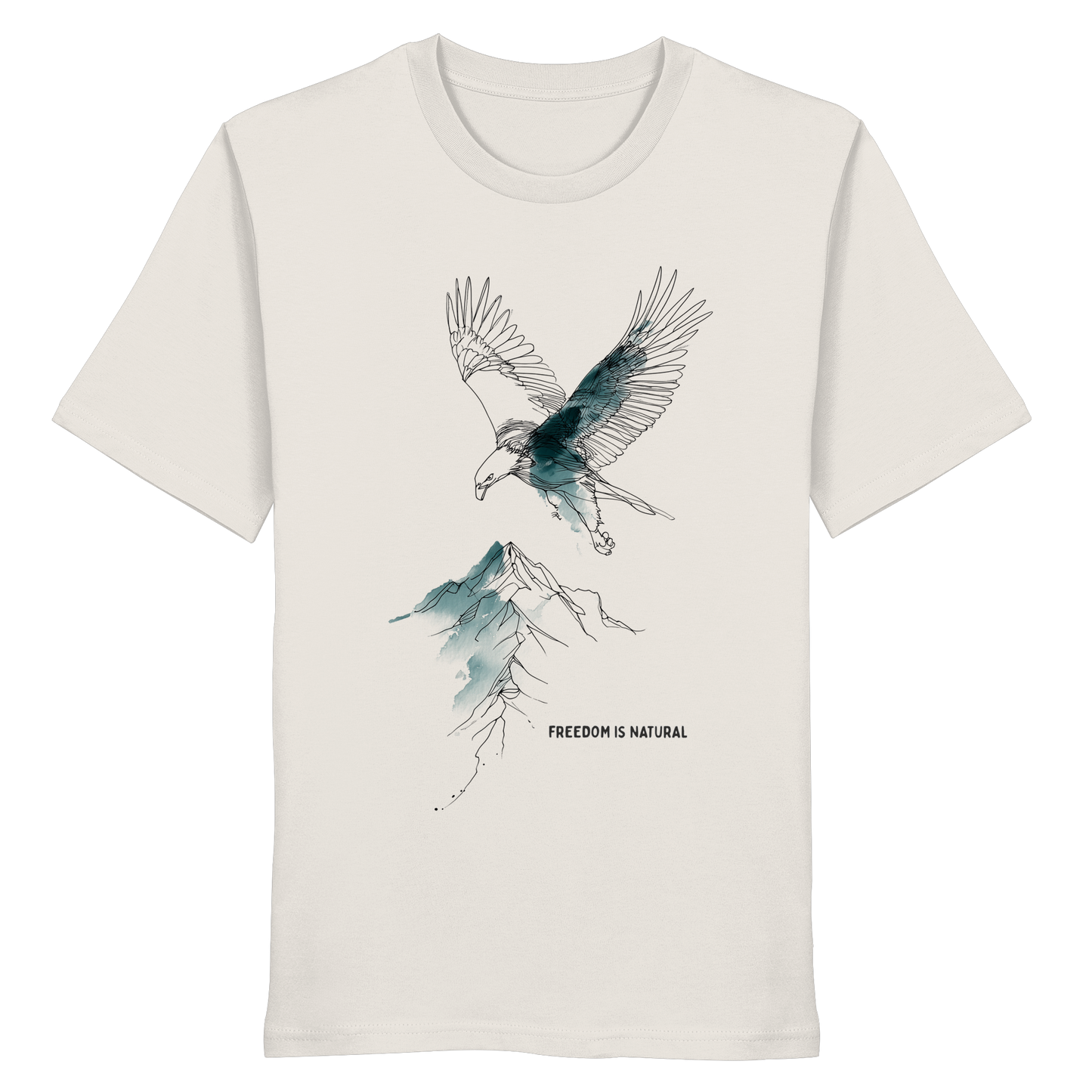 Adler Sketch Art Style - Organic Shirt