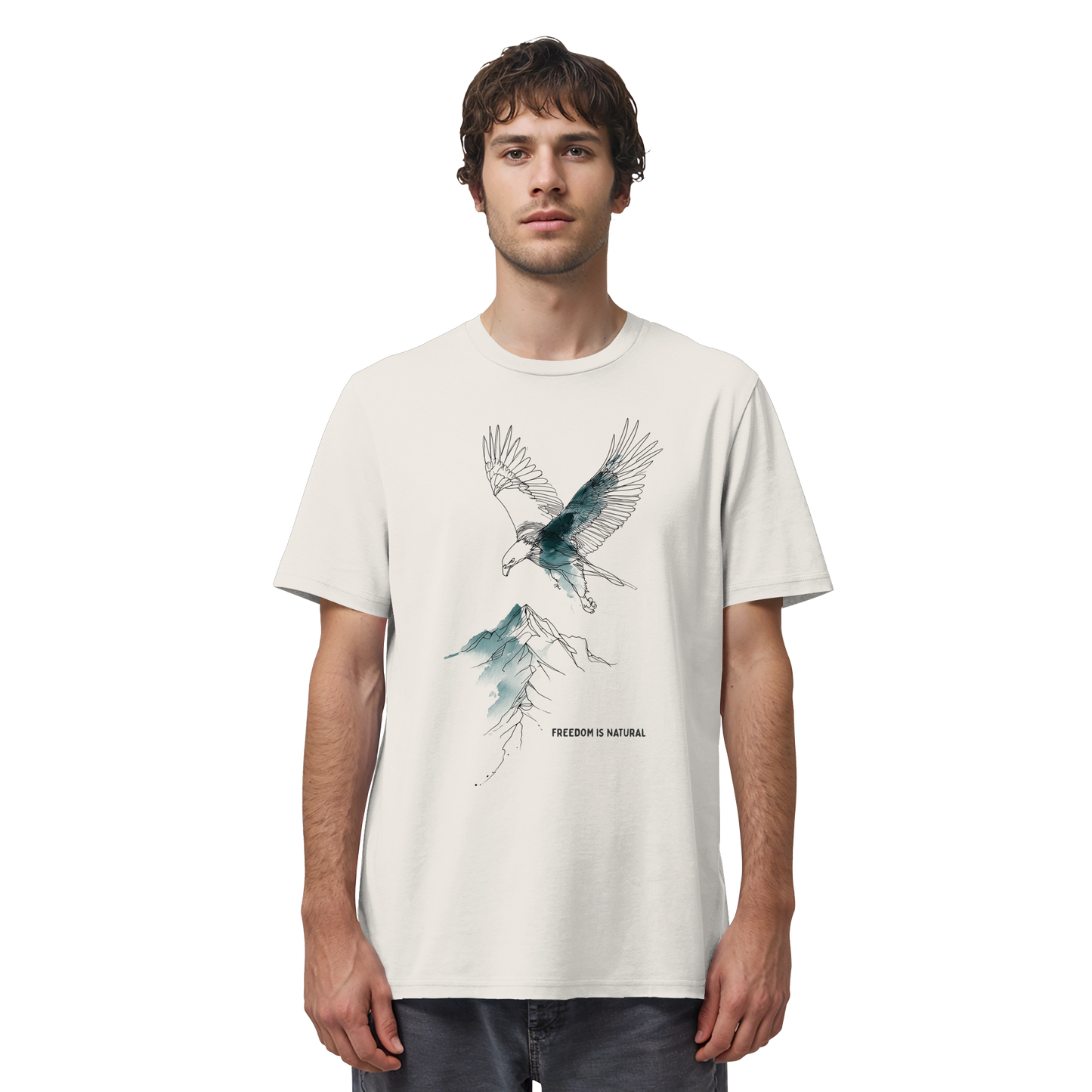 Adler Sketch Art Style - Organic Shirt