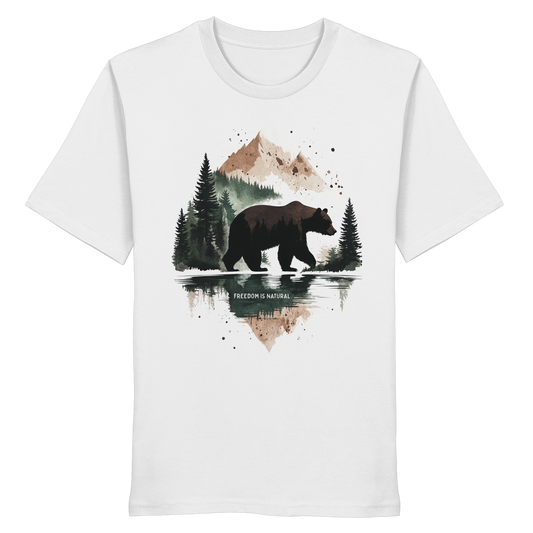 Bär Watercolor Style - Organic Shirt