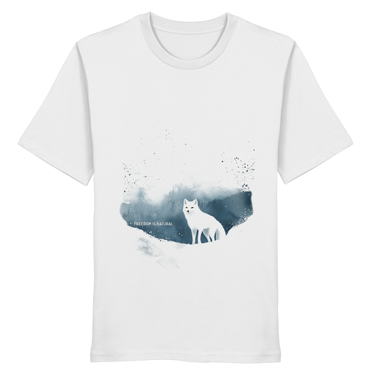 Schneefuchs Watercolor Style - Organic Shirt