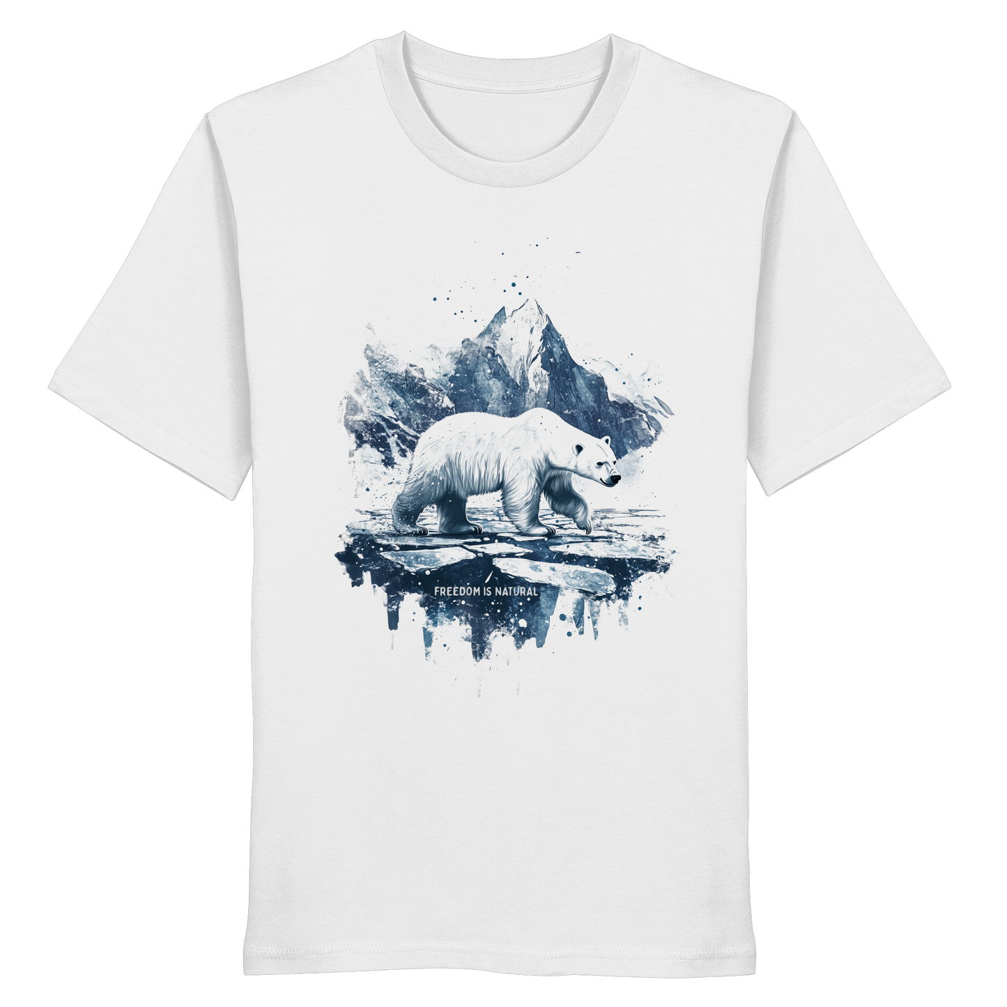 Eisbär Watercolor Style - Organic Shirt