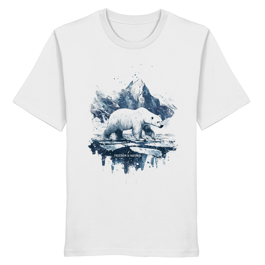 Eisbär Watercolor Style - Organic Shirt
