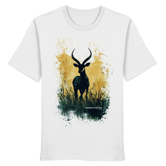 Antilope Watercolor Style - Unisex Organic Shirt