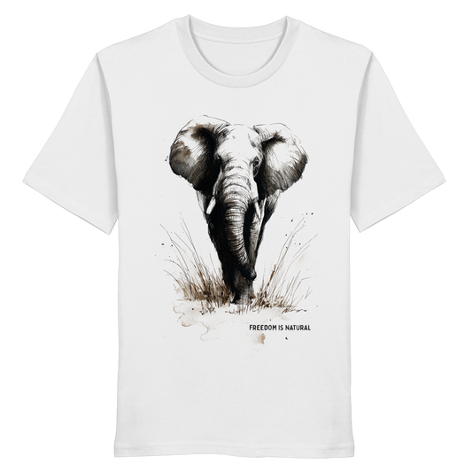 Elefant Sketch Art Style - Organic Shirt