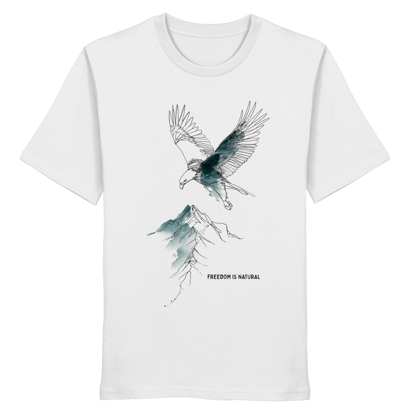 Adler Sketch Art Style - Organic Shirt