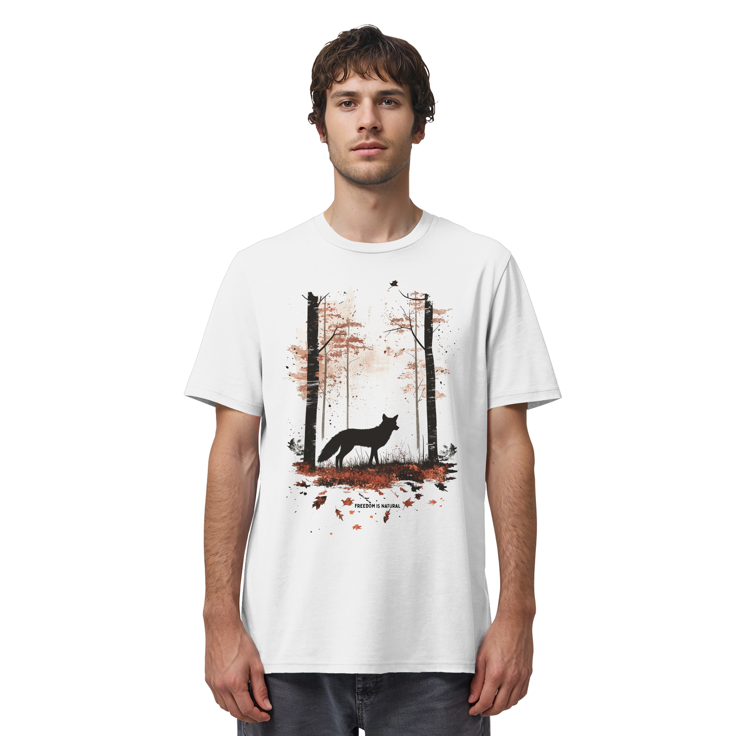 Fuchs Watercolor Style - Organic Shirt