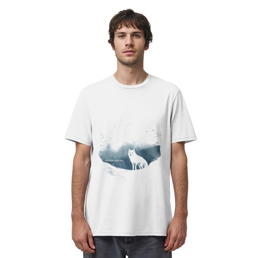Schneefuchs Watercolor Style - Organic Shirt
