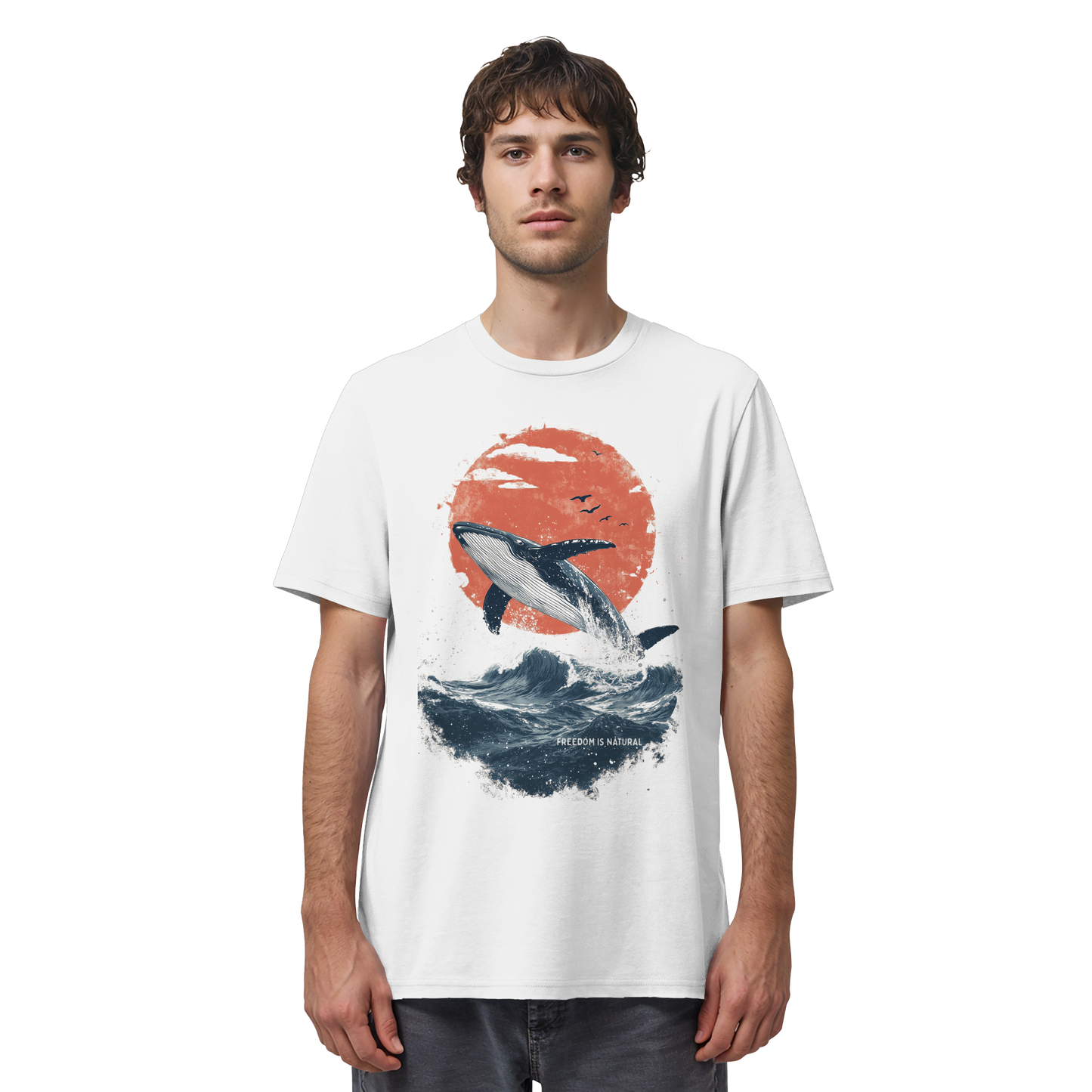 Wal Watercolor Style - Organic Shirt