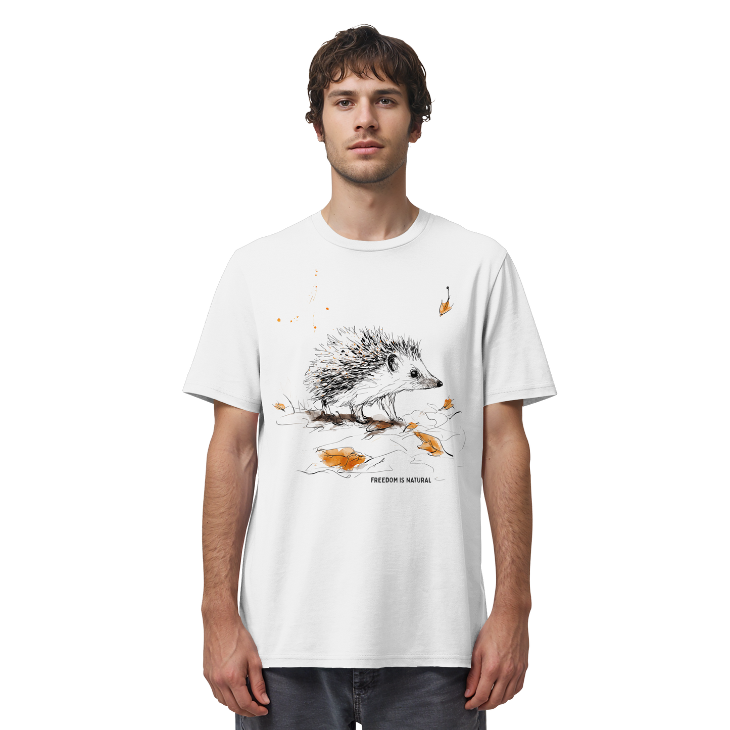 Igel Sketch Art Style - Organic Shirt
